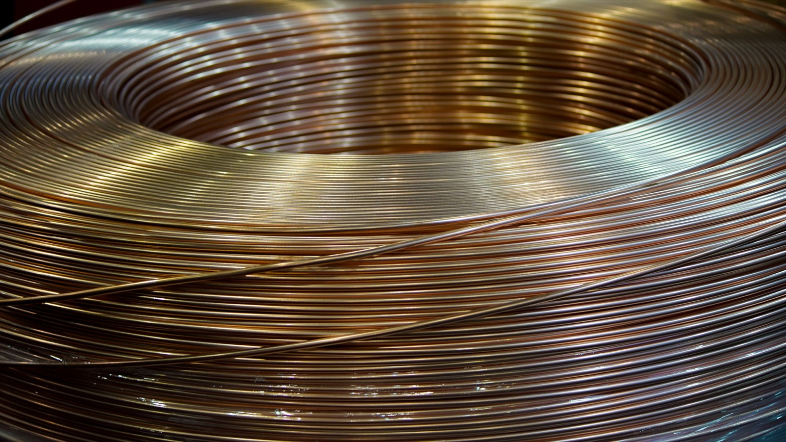 Copper tube coil closeup for Epo-Weld™ inorganic binder high-temperature potting and encapsulation